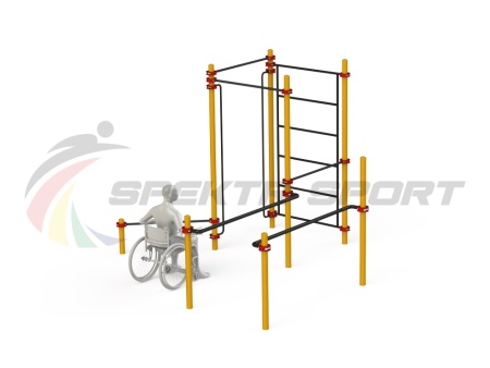 Купить Спортивный комплекс для инвалидов-колясочников WRK-D18_76mm в Губкинском 