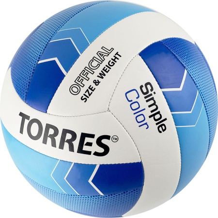 Купить Мяч волейбольный Torres Simple Color любительский р.5 в Губкинском 